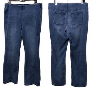 SOFT SURROUNDINGS Supremely Soft Pull-On Bootcut Jeans XL